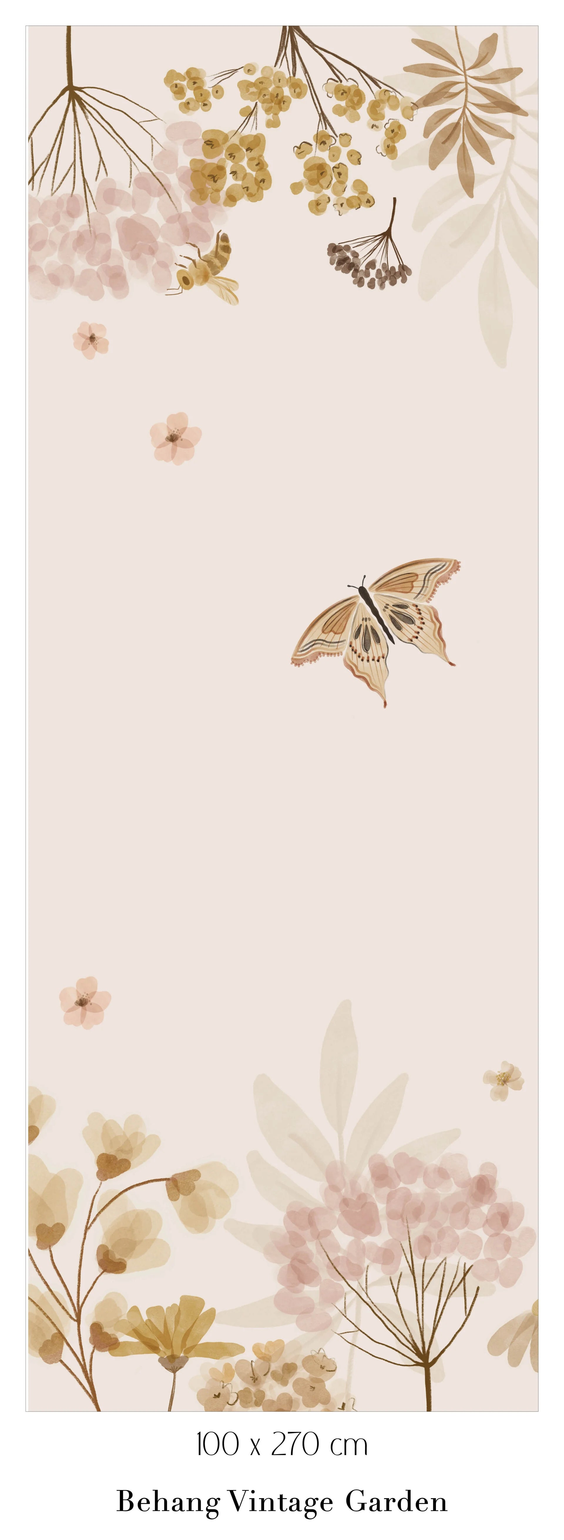 Collage behang Vintage Garden