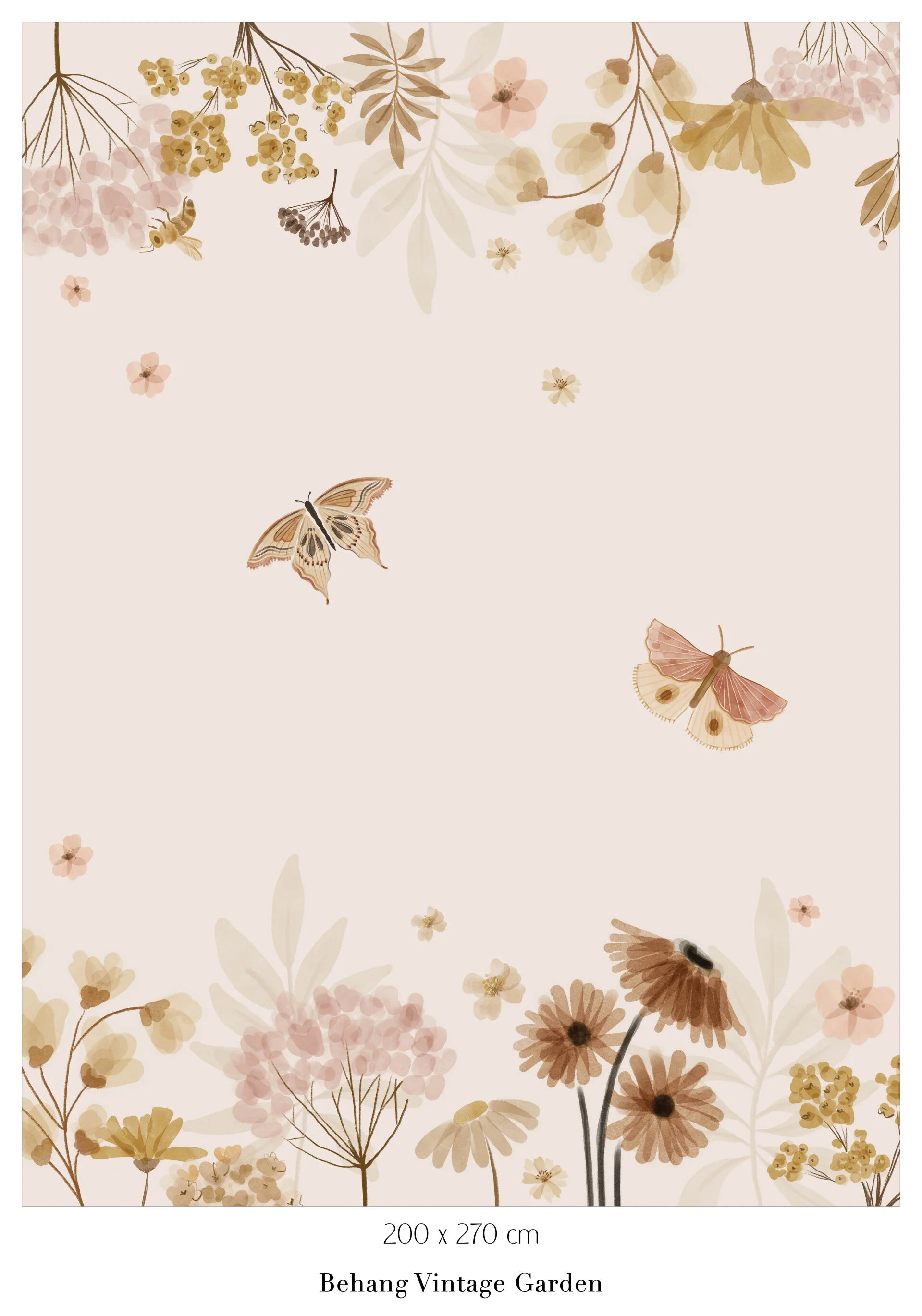 Collage wallpaper Garden Lullaby (offer)