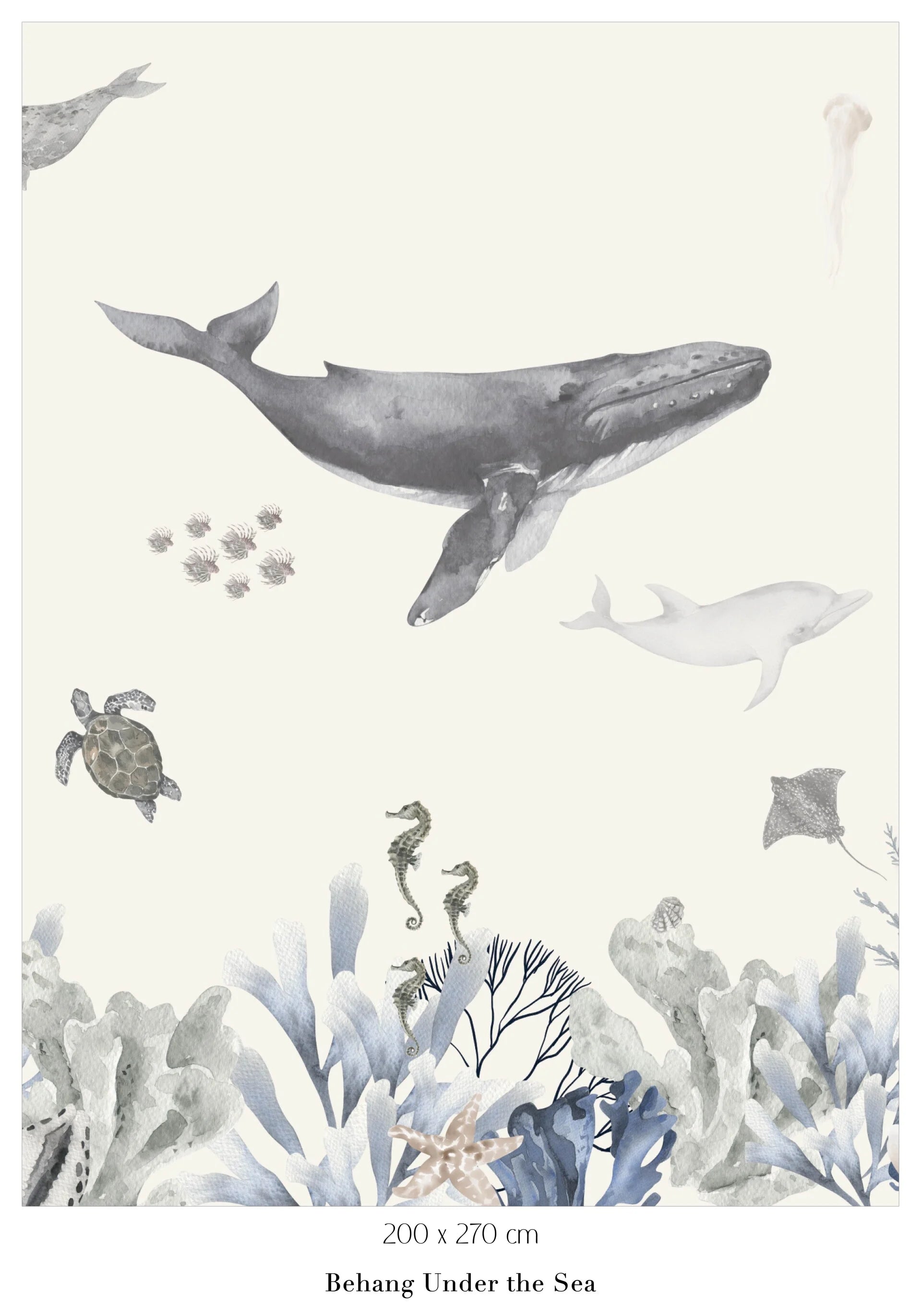 Collage behang Under the Sea