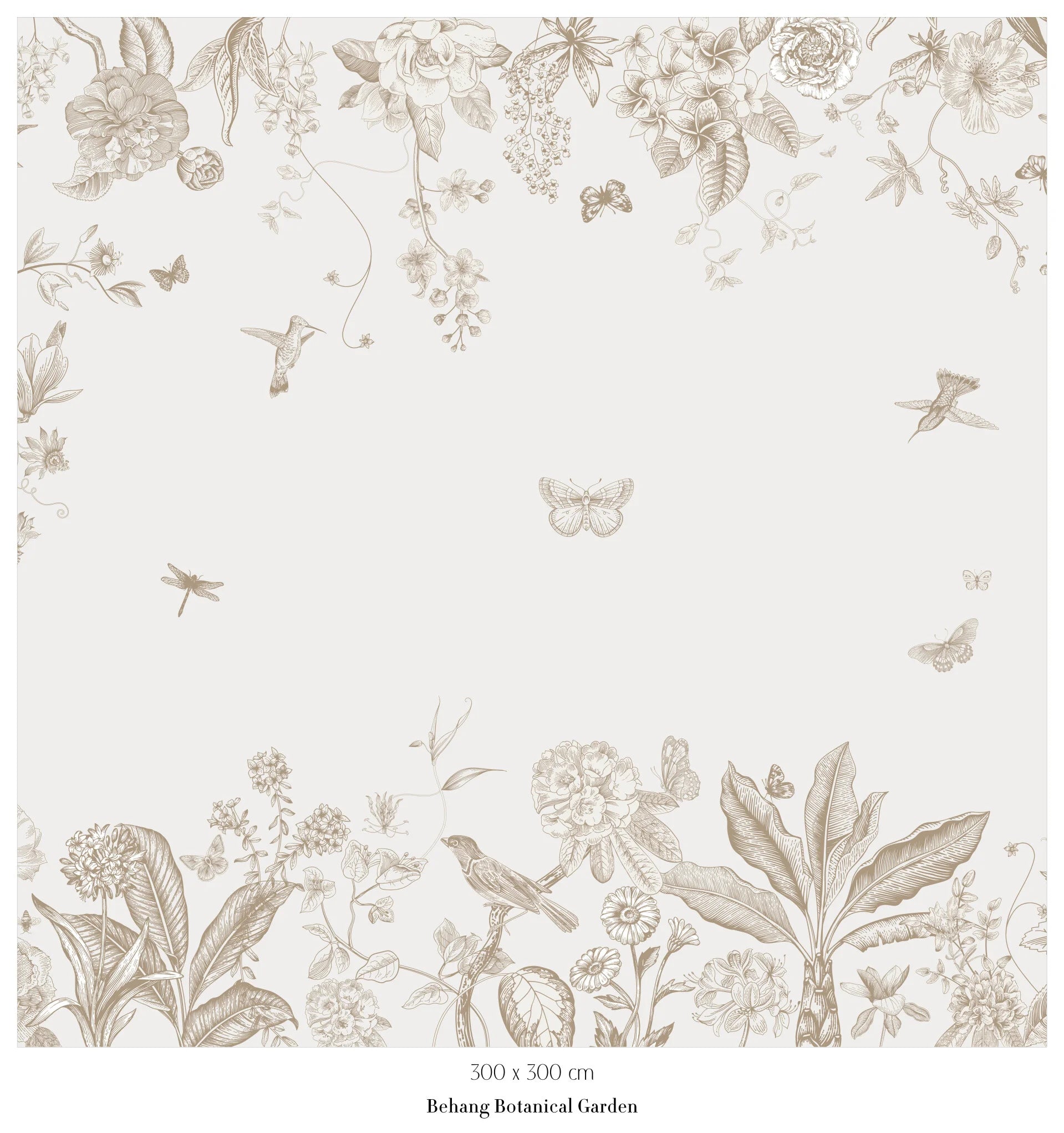 Collage wallpaper Botanical Garden