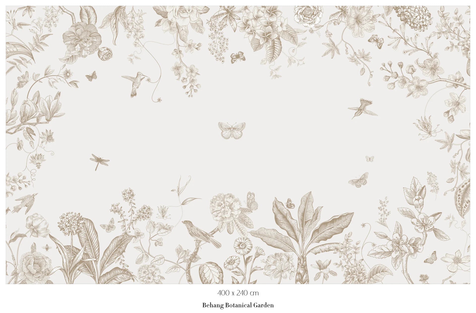 Collage wallpaper Botanical Garden