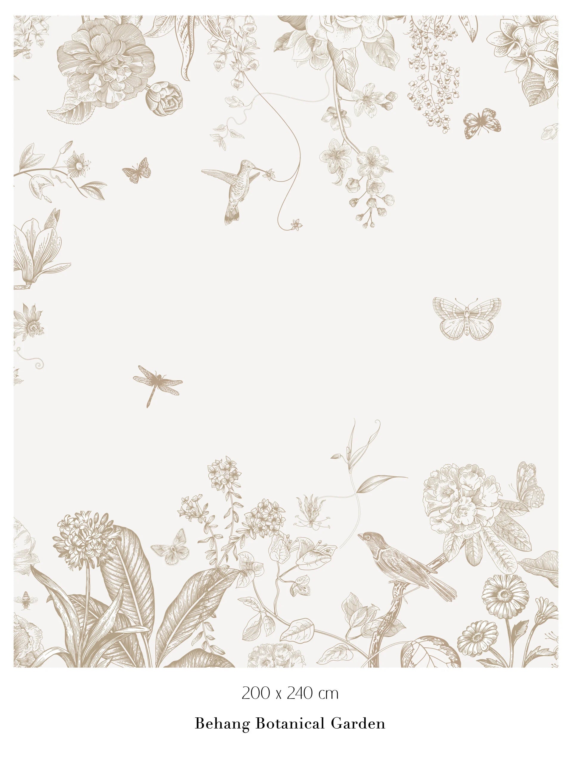 Collage wallpaper Botanical Garden