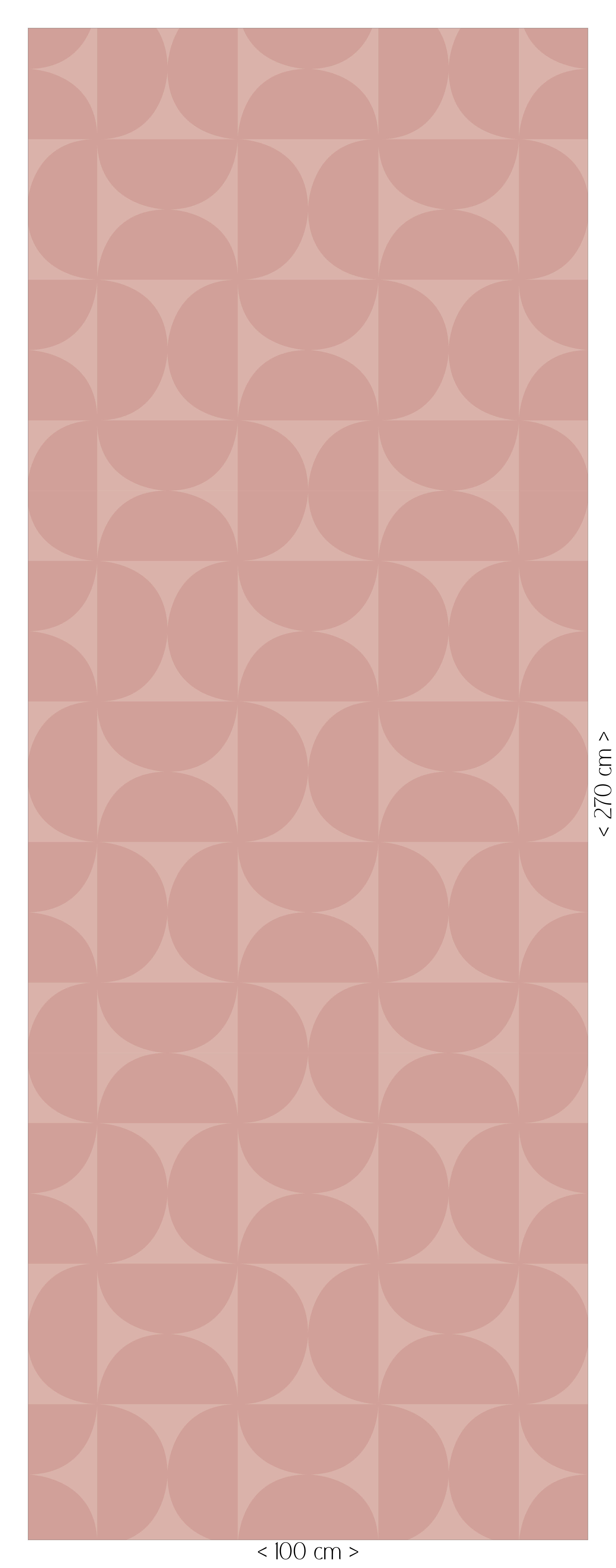 Behang Curvy Cubes - candy