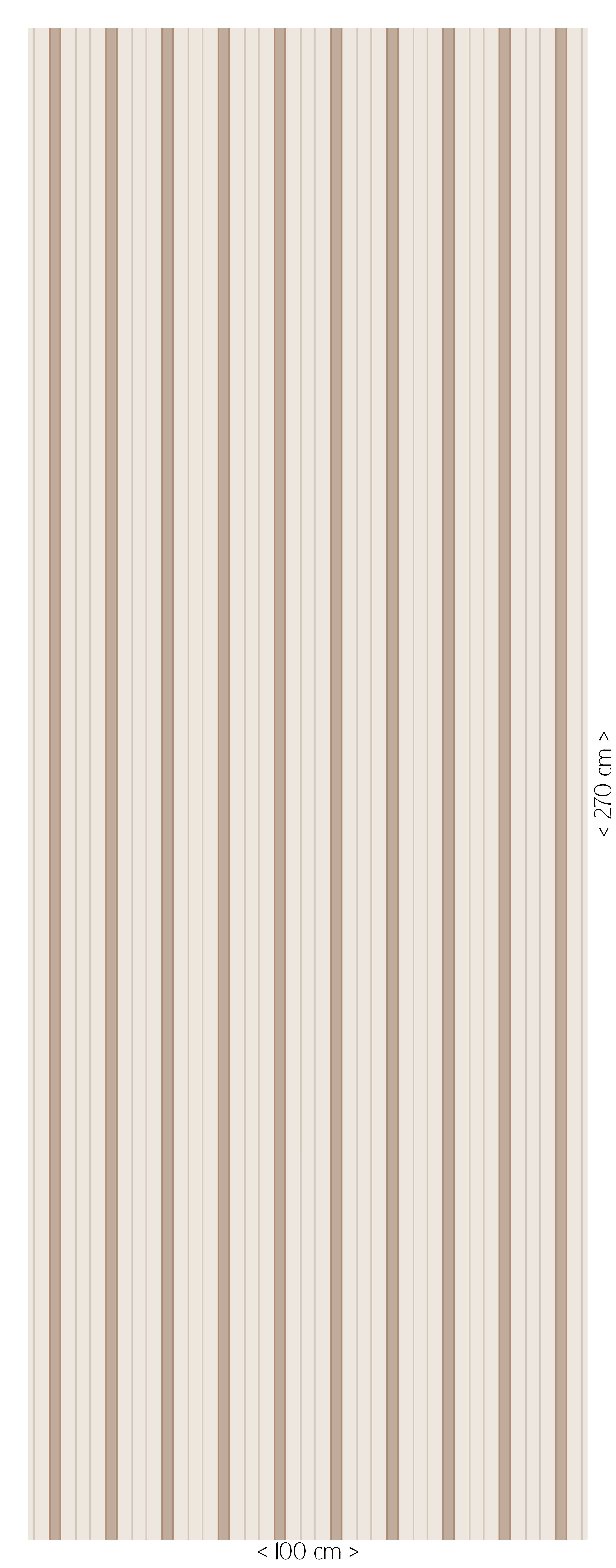 Behang Sweet Stripes – nougat