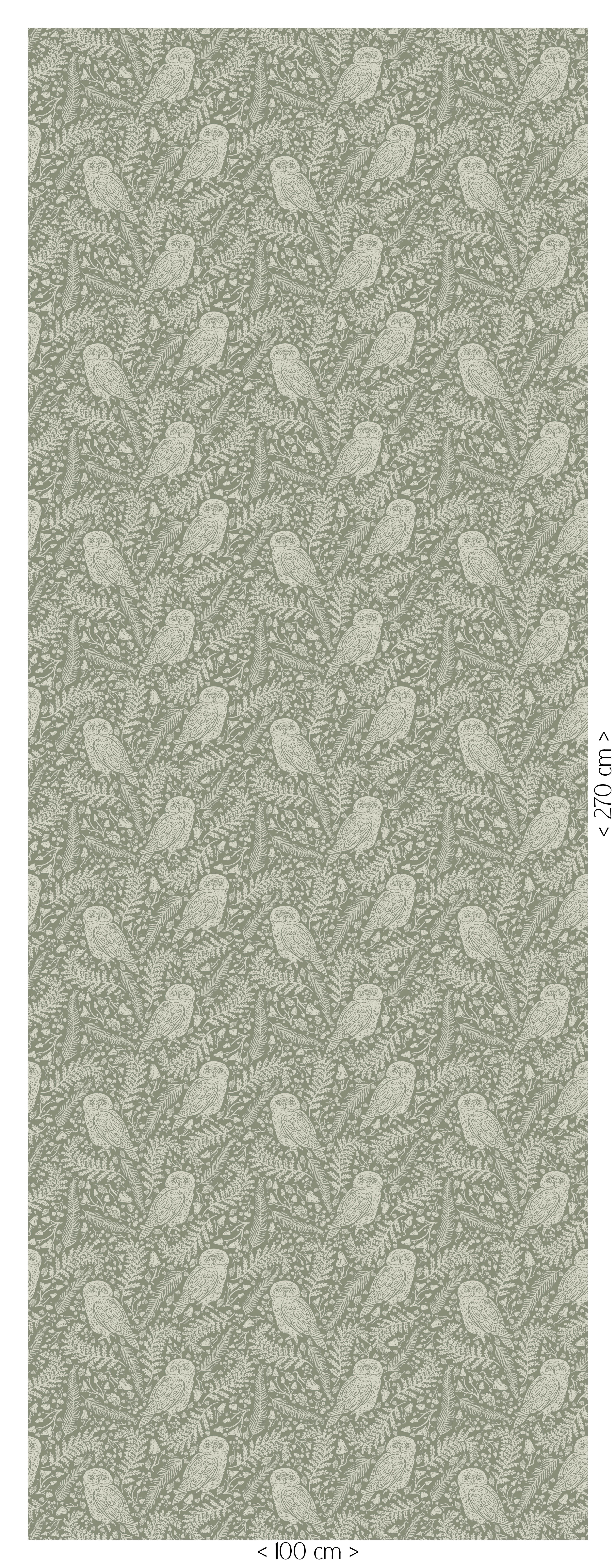 Whispering Woods Wallpaper - Sage Green