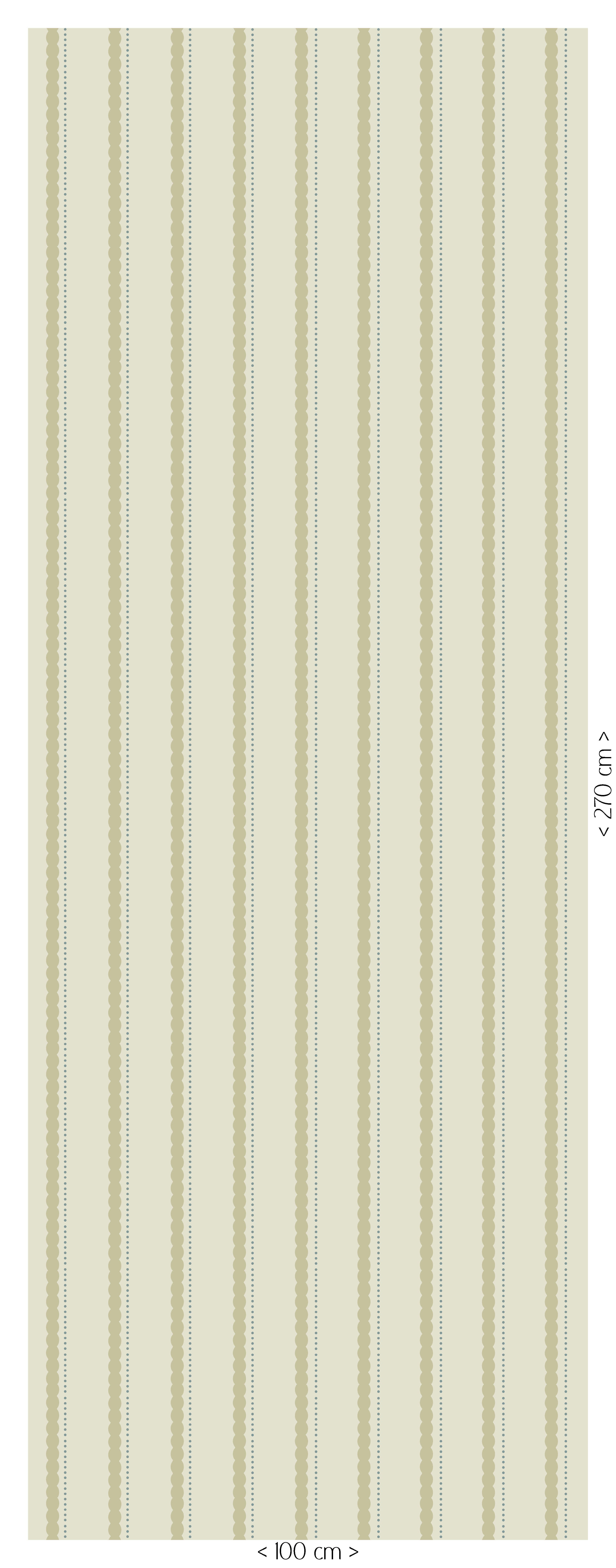 Wallpaper Wavy Stripes - olive green
