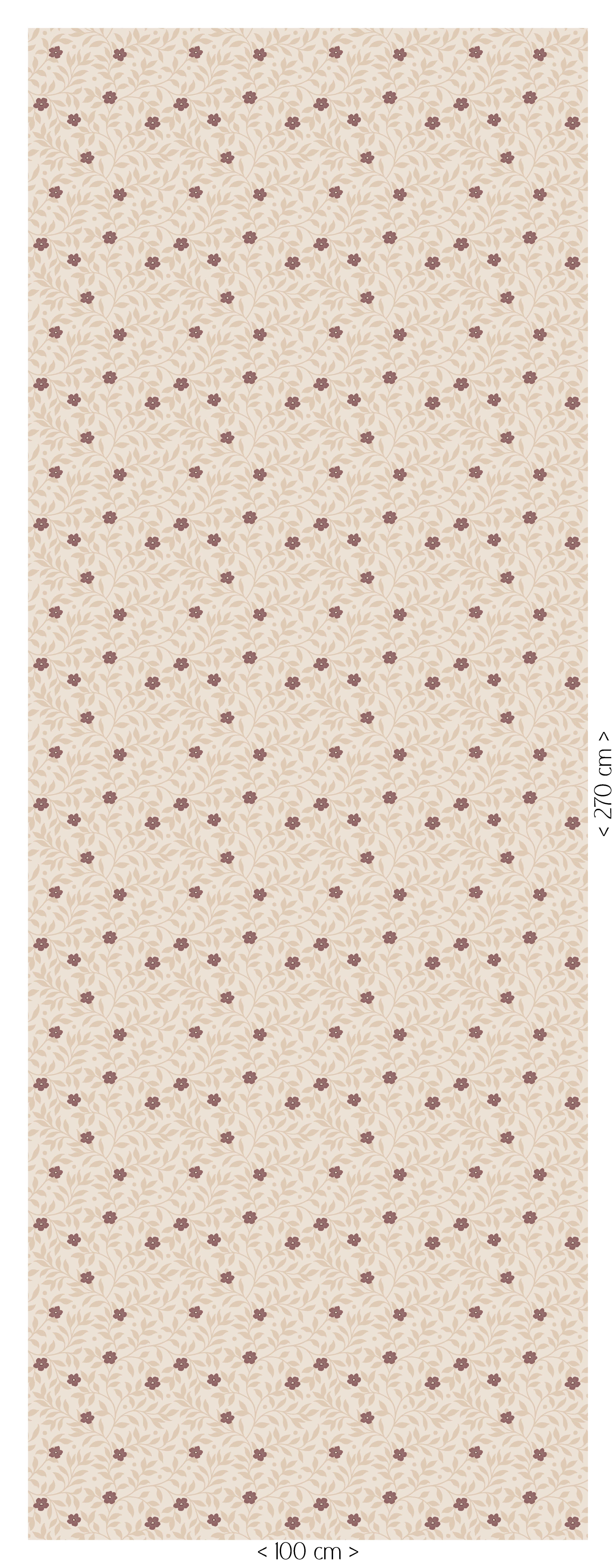 Wallpaper Tiny Blossom - apricot