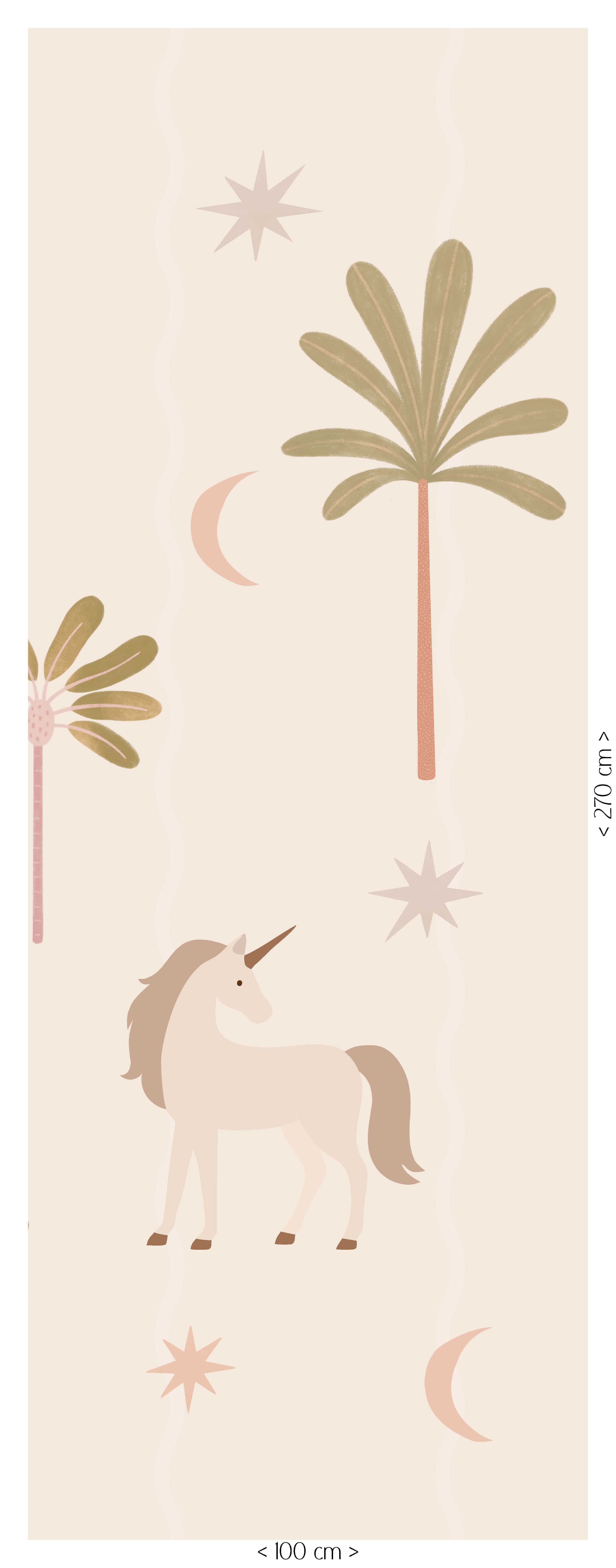 Behang Unicorn - stardust