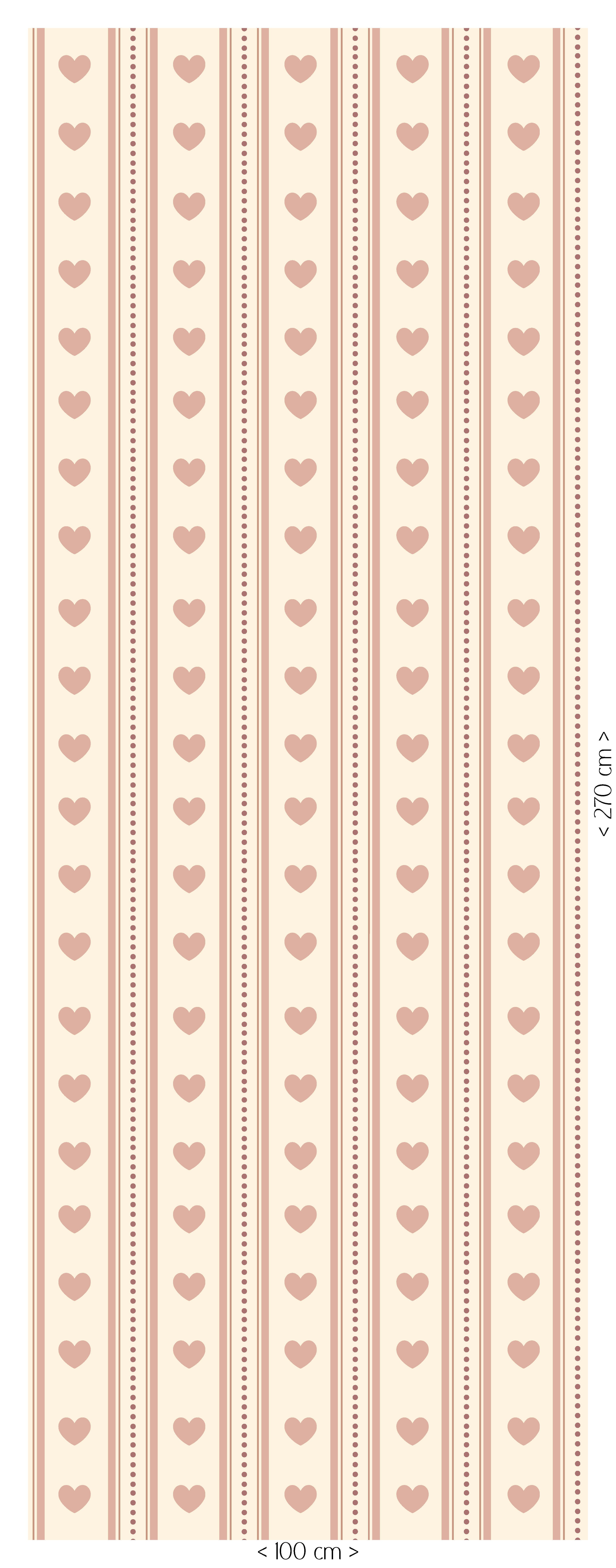 Wallpaper Vintage Hearts