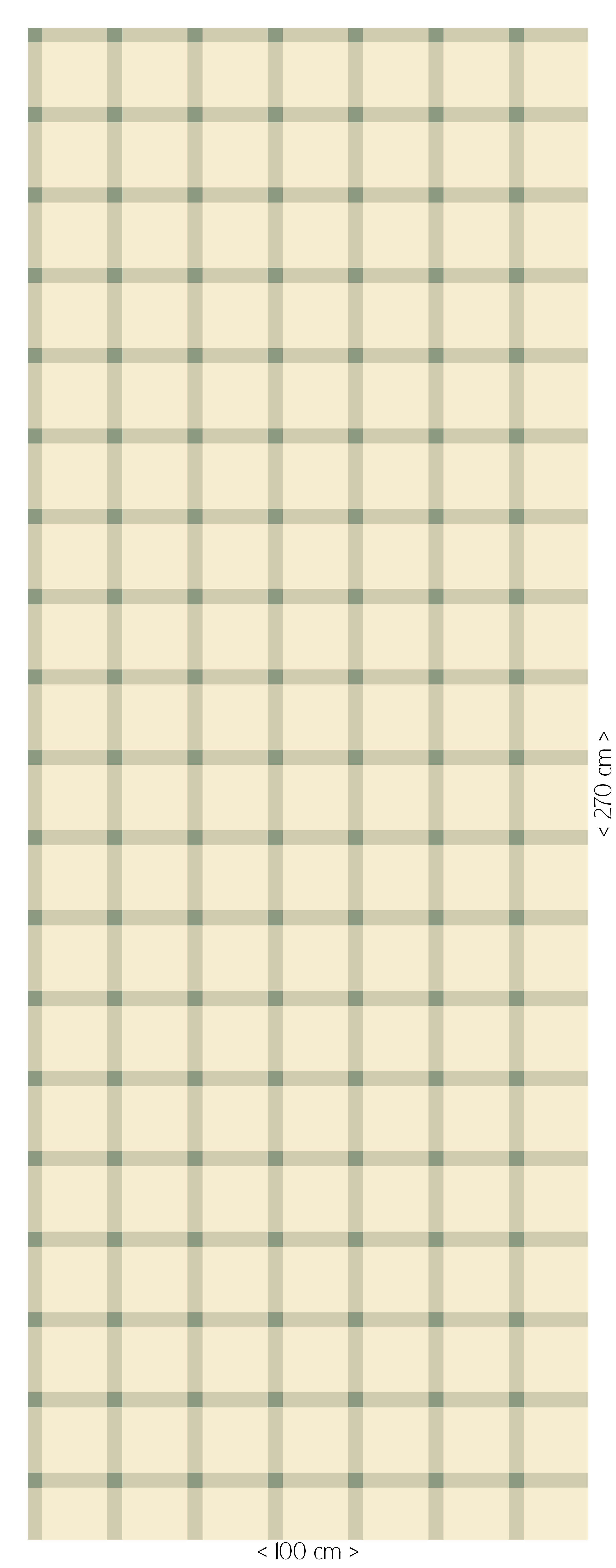 Wallpaper Cozy Cubes - butter sage