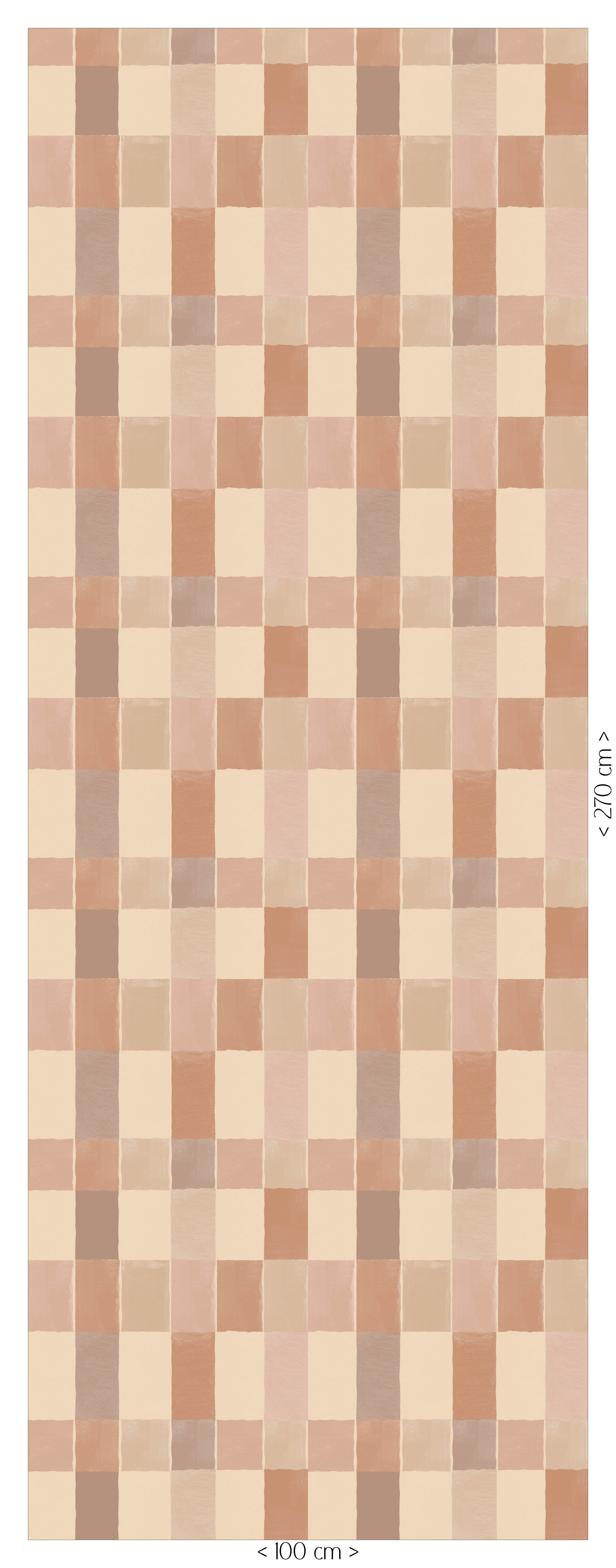 Behang Tegeltje Tegeltje - nude