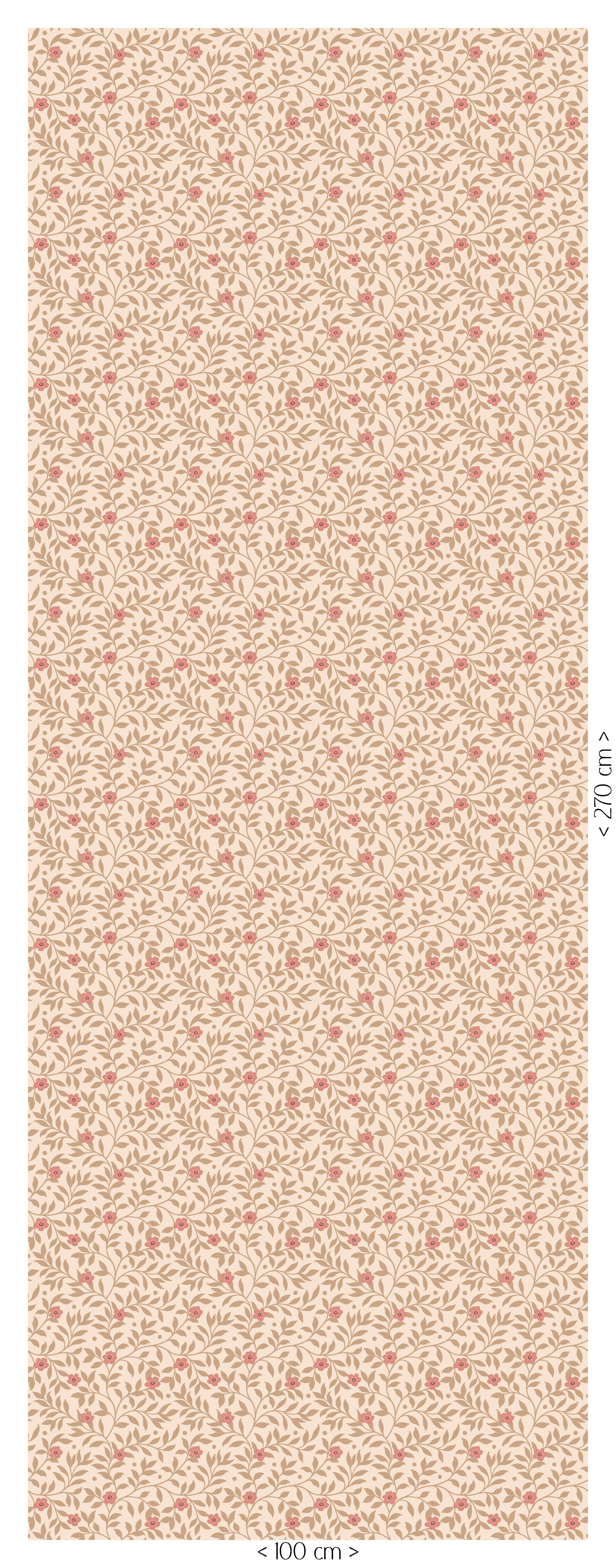 Wallpaper Tiny Blossom - apricot