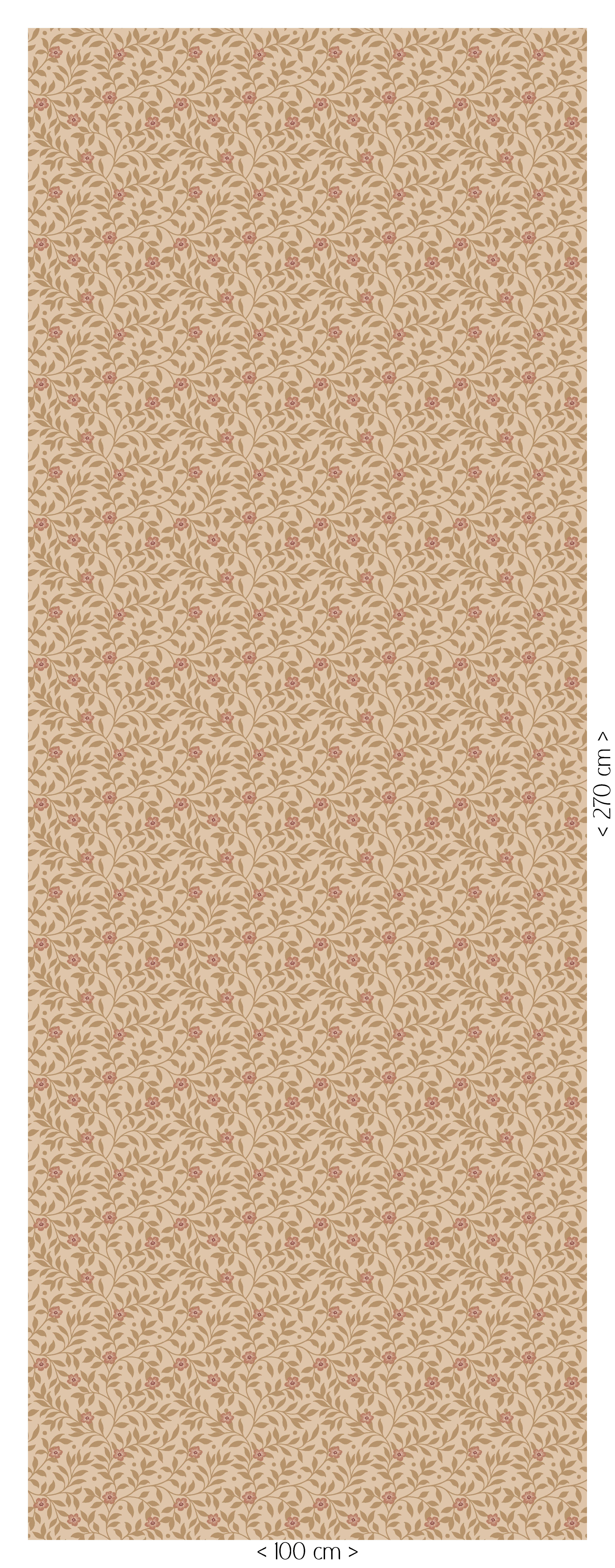 Wallpaper Tiny Blossom - apricot