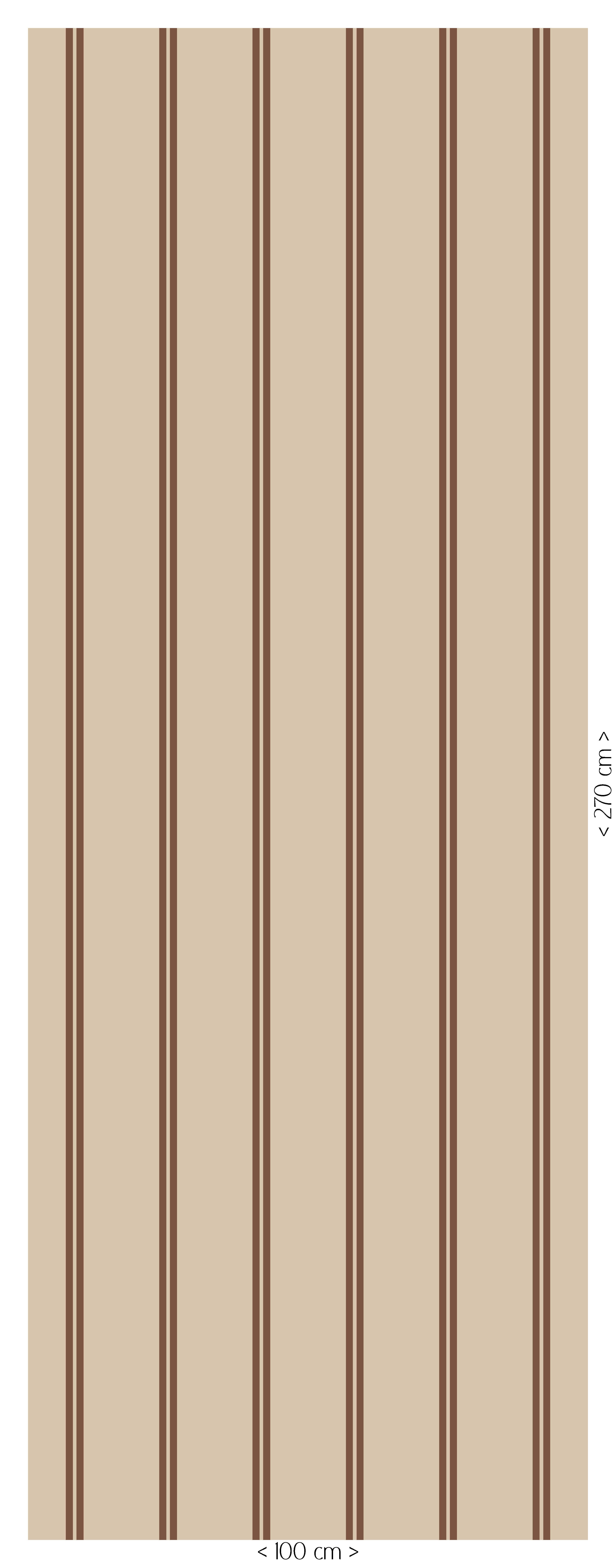 Wallpaper Twisty Twins - chocolate