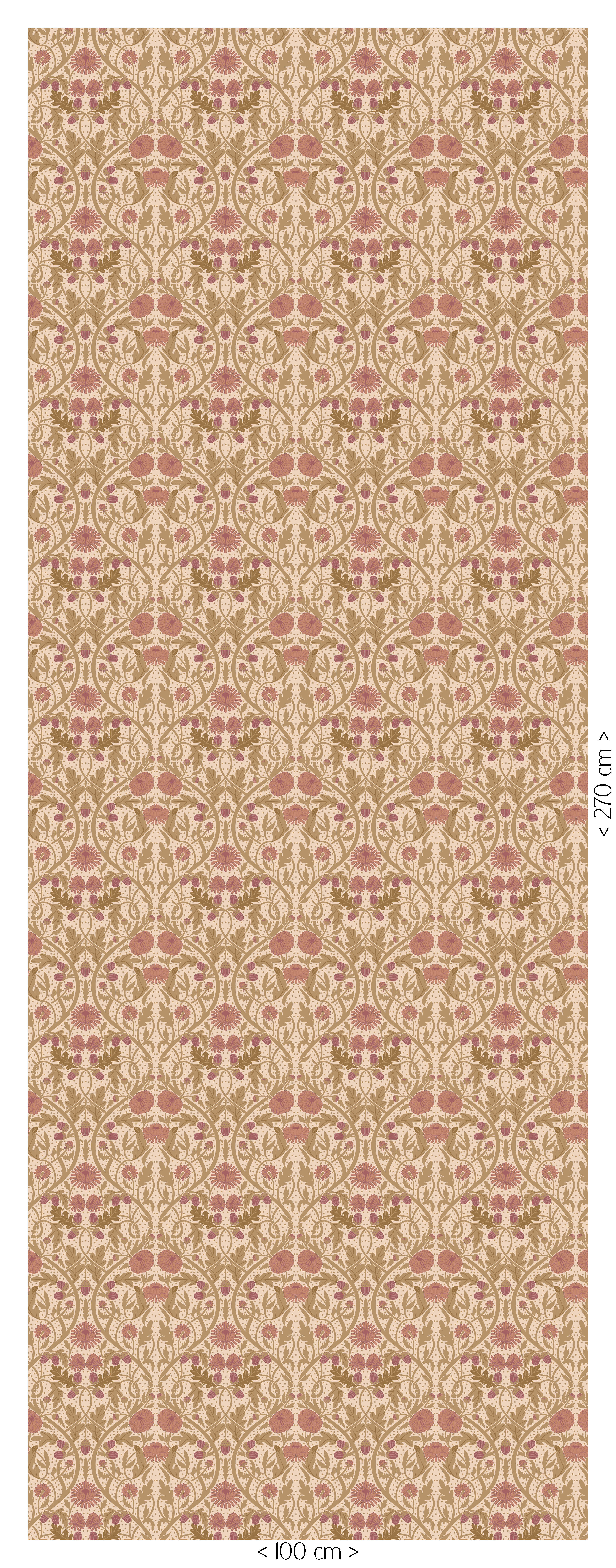 Wallpaper Willow Bloom - honey blush