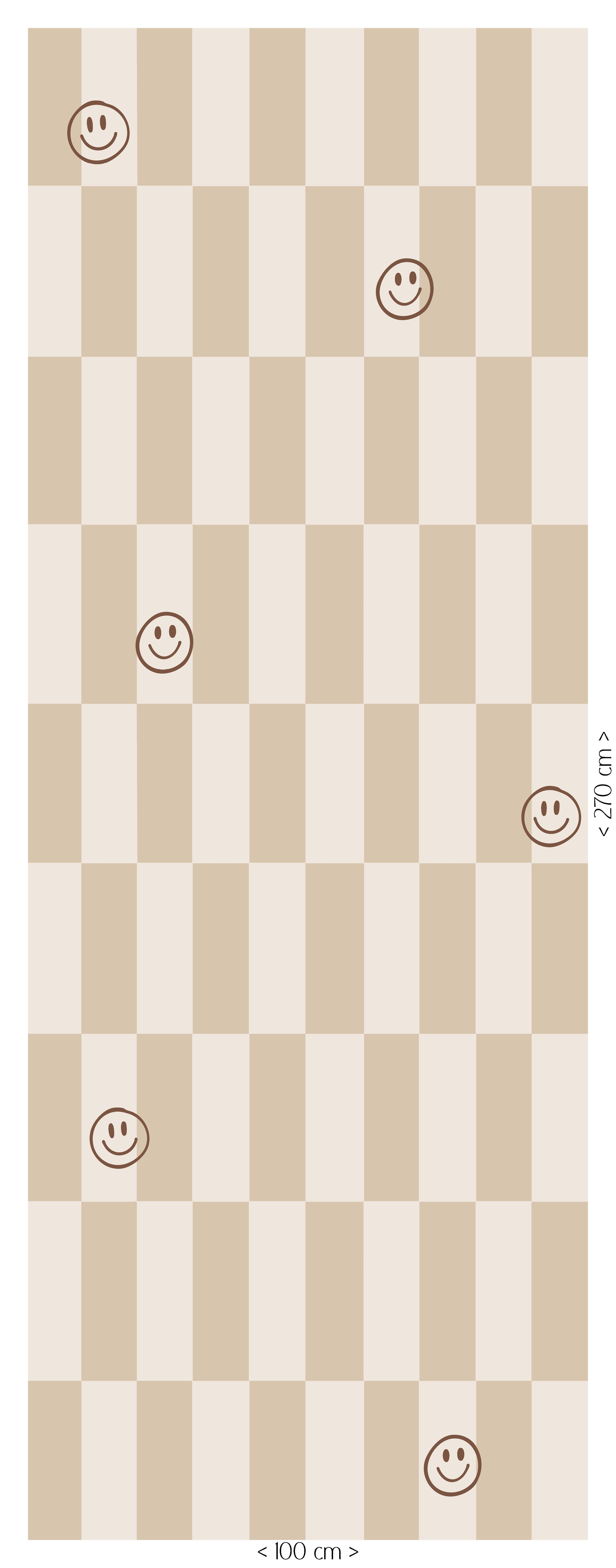Wallpaper Lumi Smiles - sandy beige